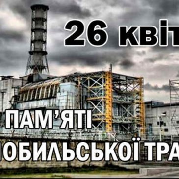 Роковини Чорнобильської катастрофи